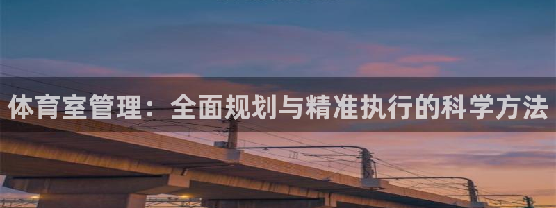 必一体育：体育室管理：全面规划与精准执行的科学方法