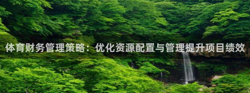 必一运动sport网页版：体育财务管理策略：优化资源配置与管